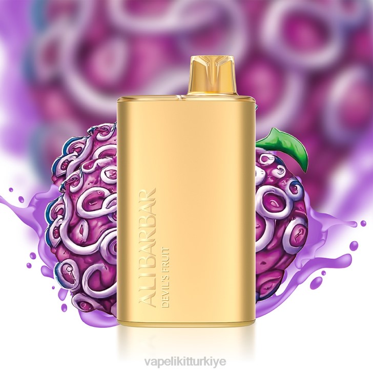 Vape Türkiye - Alibarbar Rich 8000 tek kullanımlık vape üzüm hubba bubba PRP26