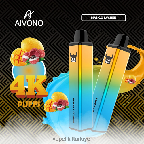 Vape Elektronik Sigara - Aivono AIM FREAK 4000 P040XH262 mango liçisi