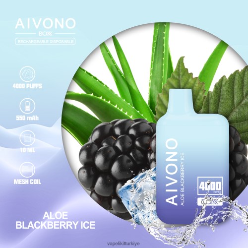 Vape Likit - Aivono AIM BOXX 4000 P040XH228 aloe mevcut buz