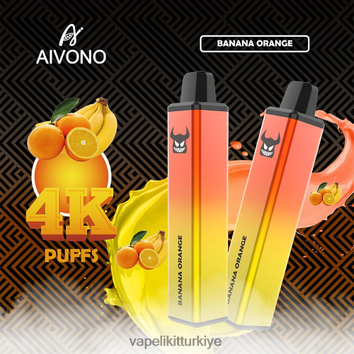 Vape Likit - Aivono AIM FREAK 4000 P040XH258 muz portakal