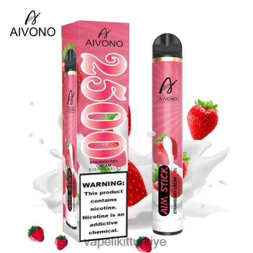 Vape Mate - Aivono AIM STICK 2500 P040XH155 çilek kreması