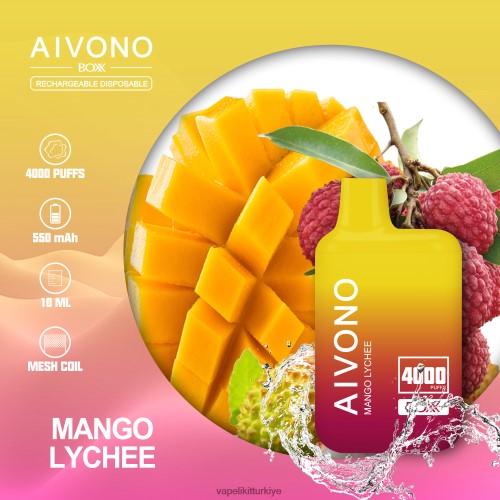Vape Türkiye - Aivono AIM BOXX 4000 P040XH216 mango liçisi