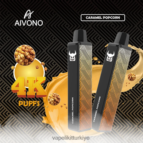 Vape Türkiye - Aivono AIM FREAK 4000 P040XH261 karamelli patlamış mısır