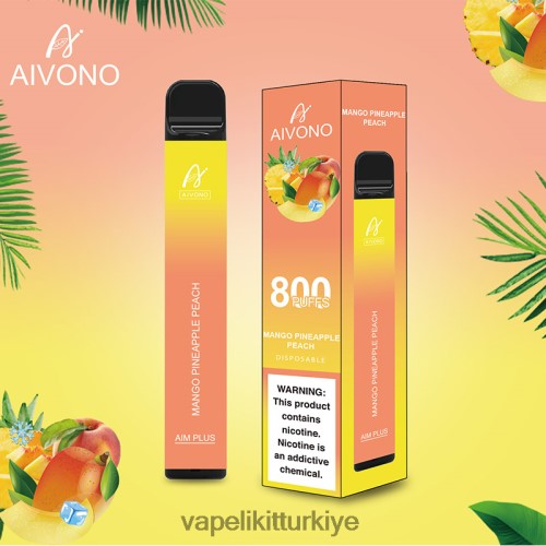Vape Türkiye - Aivono AIM PLUS 800 P040XH186 mango ananas şeftali