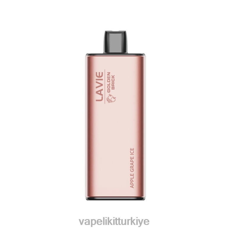 Vape Elektronik Sigara - LAVIE GOLDEN BRICK 10000 nefes elma üzümlü buz R448052