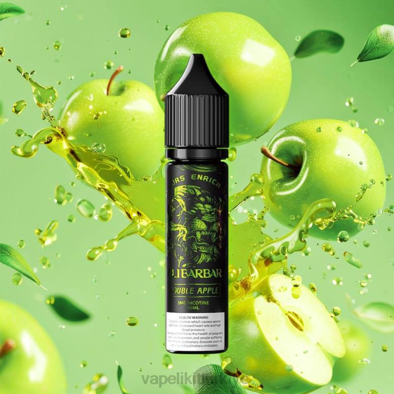Vape Likit - Alibarbar nargile oniks iskelesi çift ​​elma BR08111