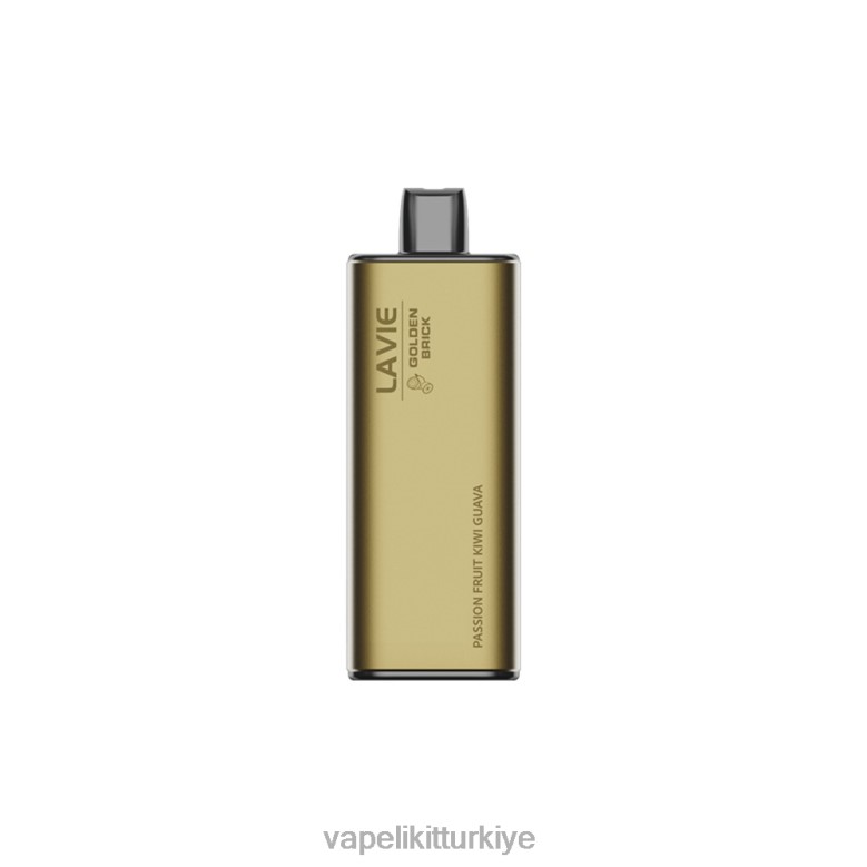 Vape Likit - LAVIE GOLDEN BRICK 10000 nefes tutku meyvesi kivi guava R448063