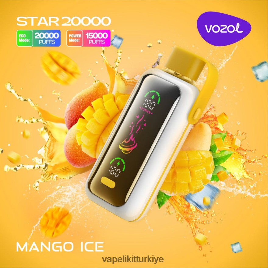 Vape Likit - VOZOL STAR 20000 60BP8413 mango buzu