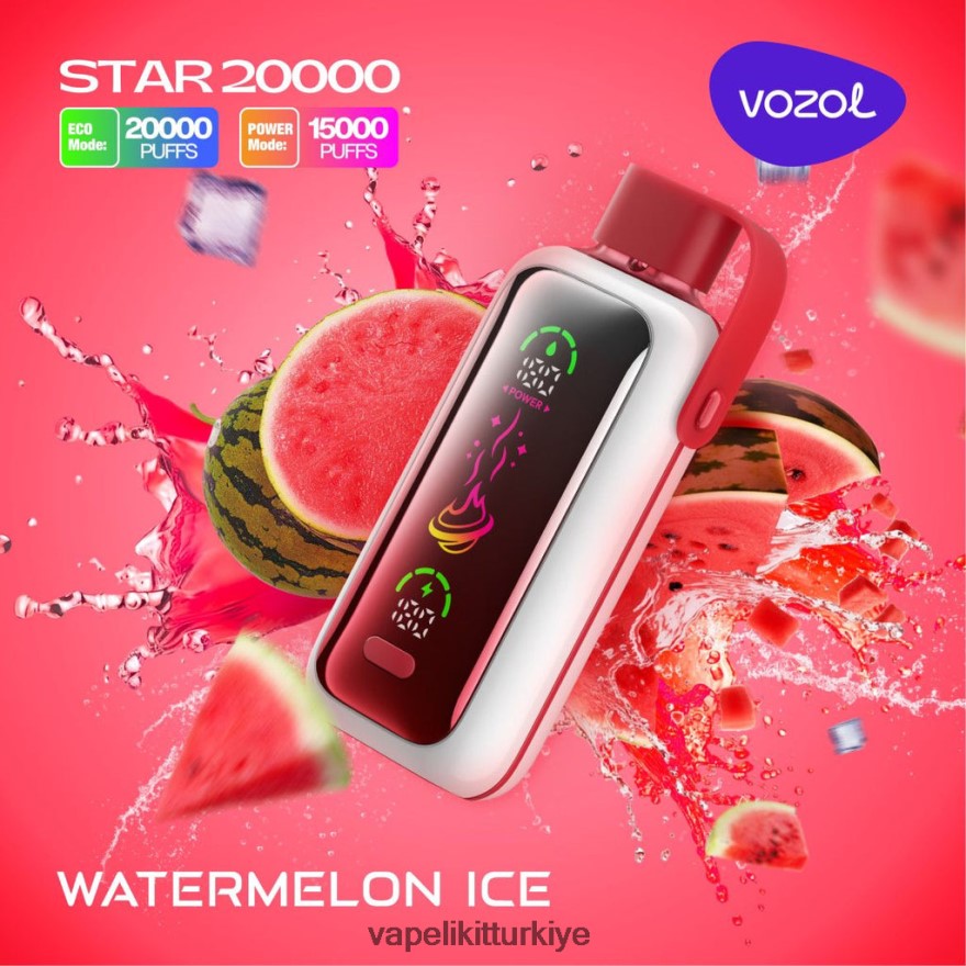 Vape Likit - VOZOL STAR 20000 60BP843 karpuz buzu