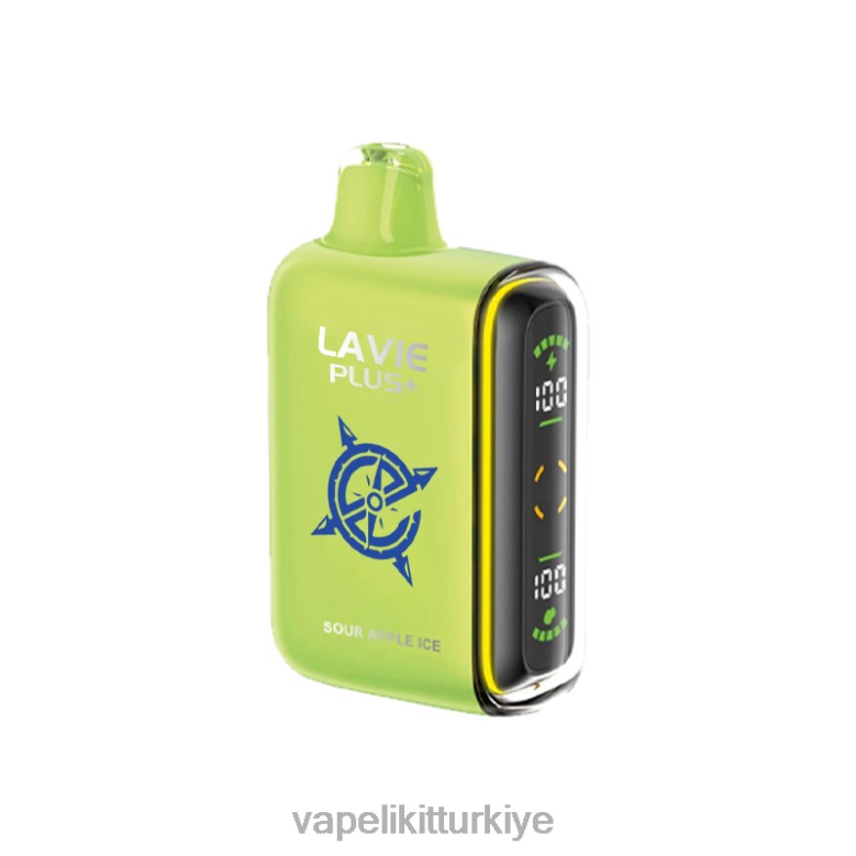 Vape Mate - LAVIE PLUS 15000 nefes ekşi elmalı buz R4480100