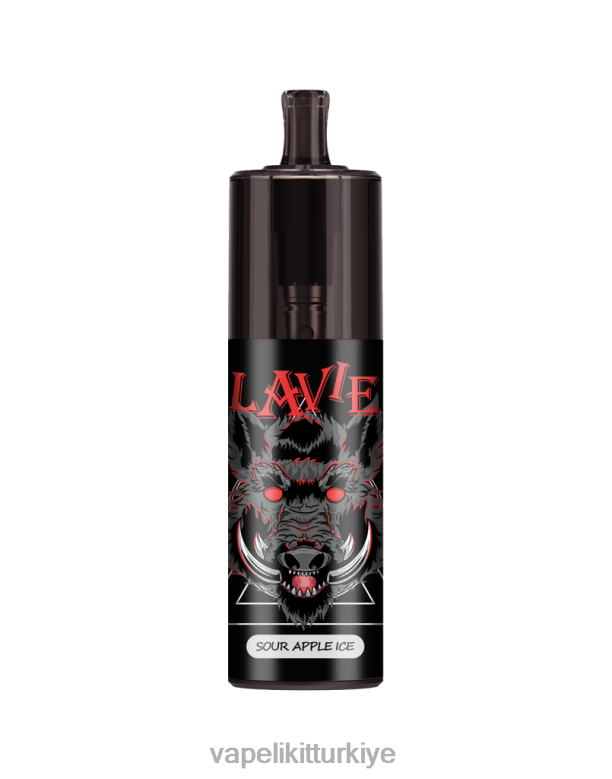 Vape Pen - LAVIE COLOUR BAR 10000 nefes hava akışı kontrolü ekşi elmalı buz R4480329