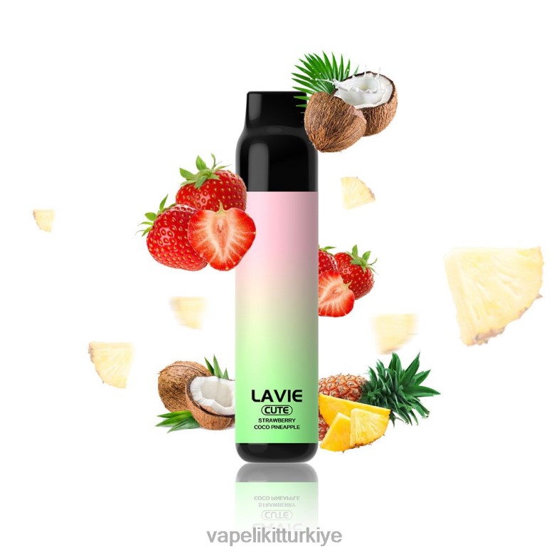 Vape Türkiye - LAVIE BAR 3000 nefes çilek hindistan cevizi elması R4480291