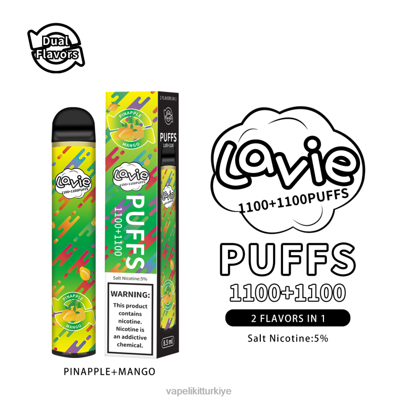 Vape Türkiye - LAVIE BAR Switch 2200 nefes ananas/mango R4480296