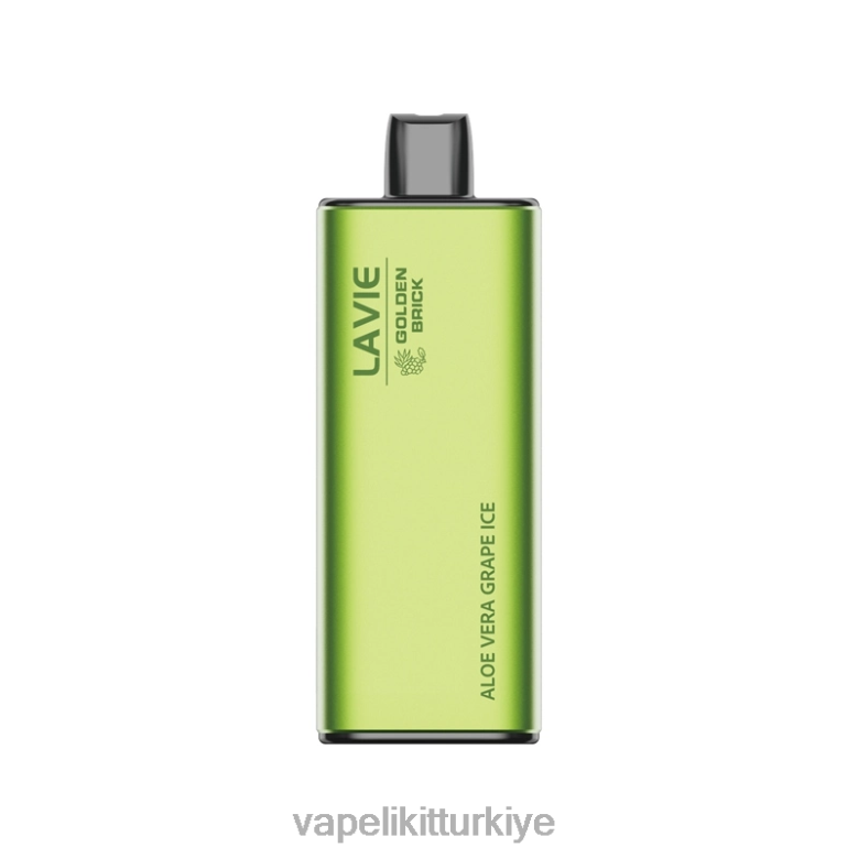 Vape Türkiye - LAVIE GOLDEN BRICK 10000 nefes aloe veralı üzüm dondurması R448051