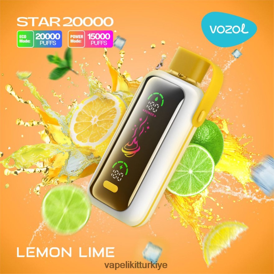 Vape Türkiye - VOZOL STAR 20000 60BP8411 limon limonu