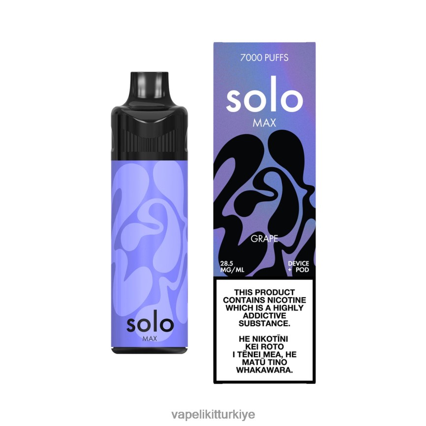 Vape Elektronik Sigara - Solo MAX kapsül kiti üzüm 66LL6D67
