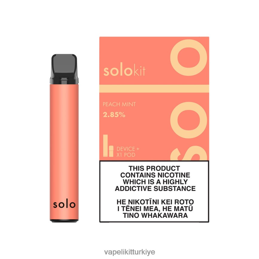 Vape Pen - Solo kapsül kiti şeftali nane 66LL6D44