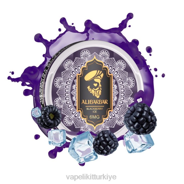Vape Elektronik Sigara - Alibarbar nikotin torbalar böğürtlen buzu PRP297