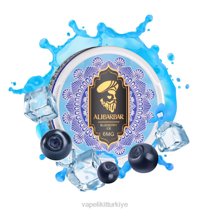 Vape Elektronik Sigara - Alibarbar nikotin torbalar çilek ahududu PRP292