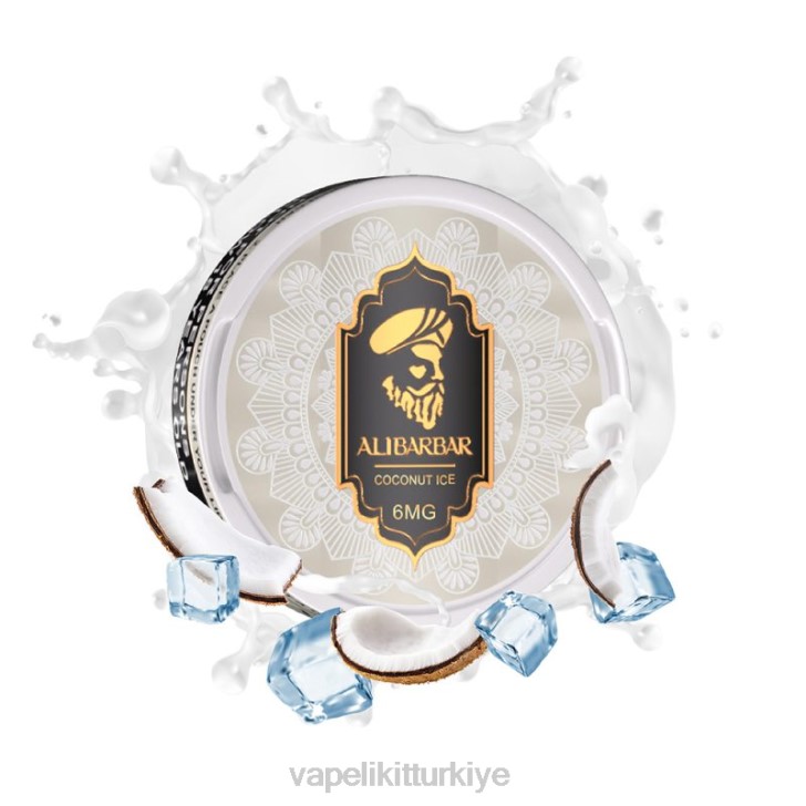 Vape Likit - Alibarbar nikotin torbalar Hindistan cevizi buzu PRP283
