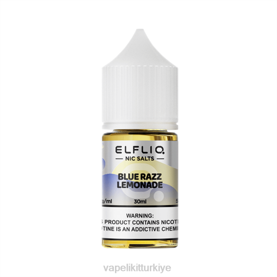Vape Mate - ELFBAR ELFLIQ Nic Tuz 30ml mavi razz limonata JV8610