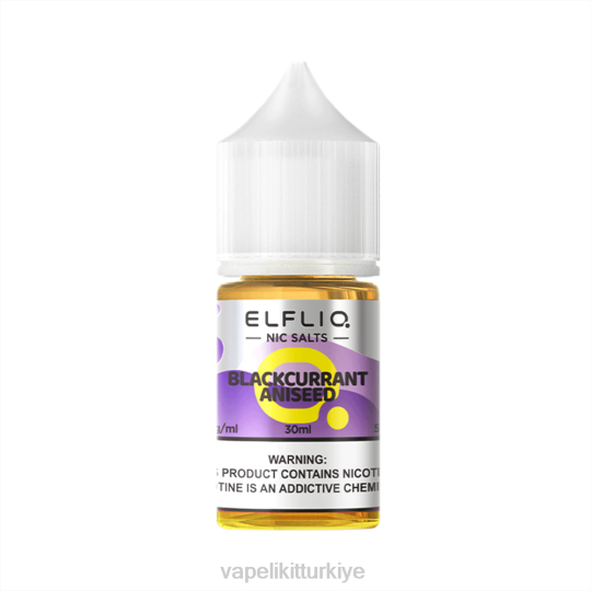 Vape Pen - ELFBAR ELFLIQ Nic Tuz 30ml frenkelak pansiyonlu anason JV869