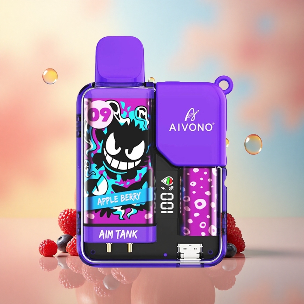 Aivono Aim Tank 9500 Elma Meyveli 650mAh LCD Ekran