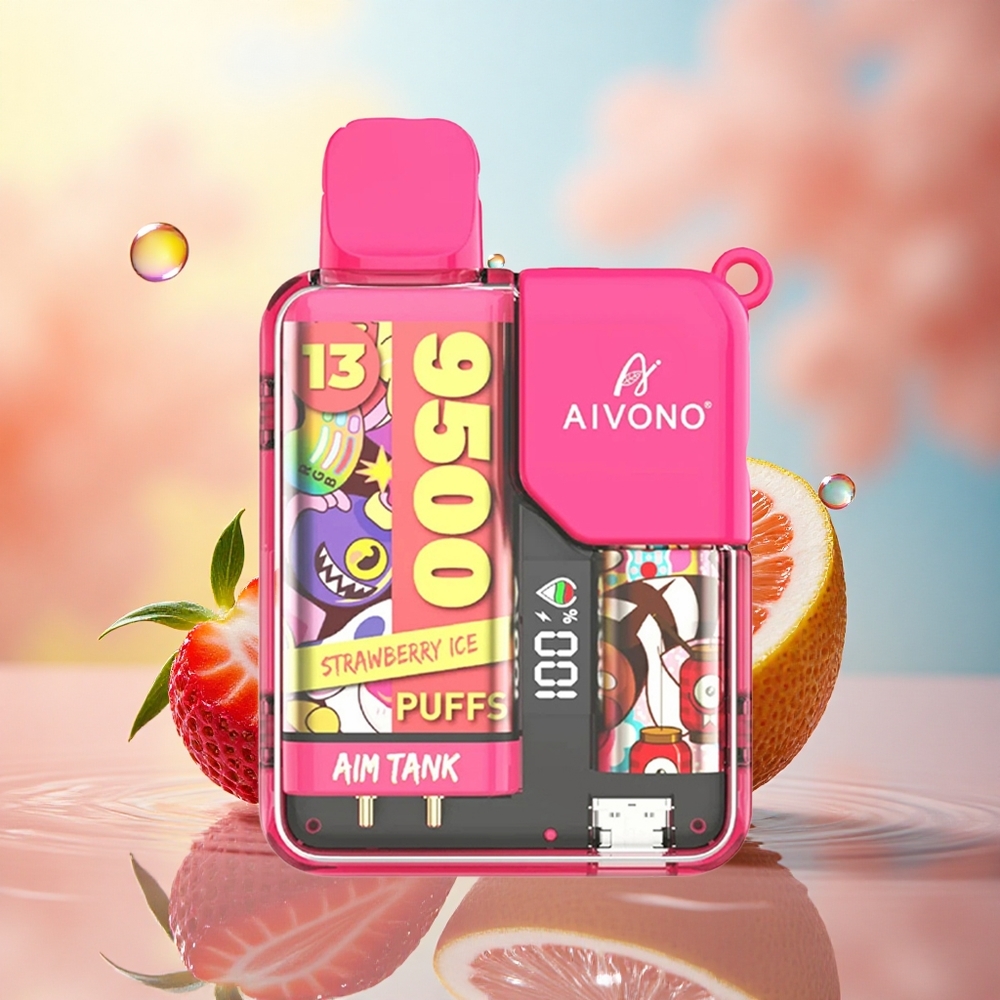Aivono Aim Tank 9500 Çilek Buz 18ml 650mAh