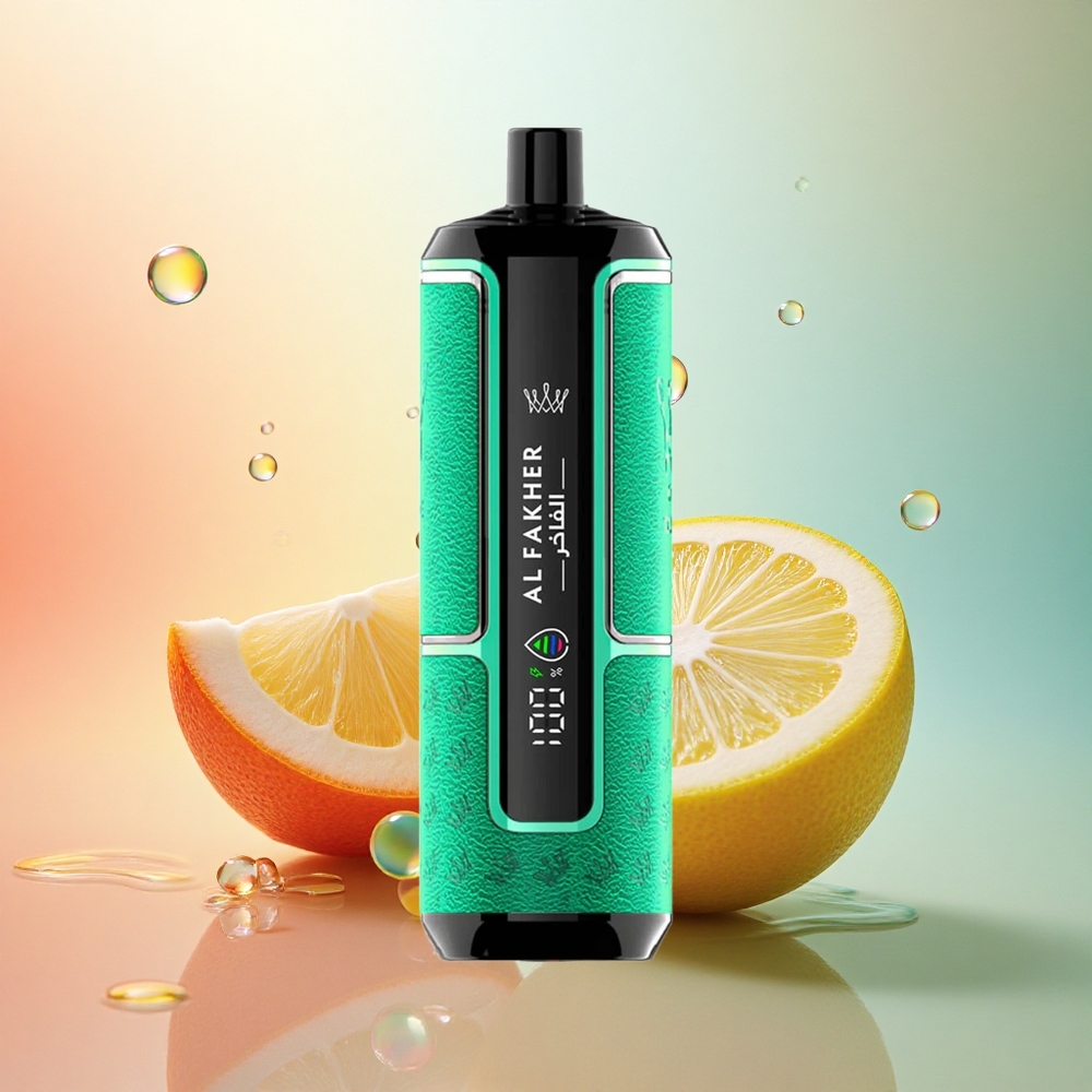 Al Fakher Crown Bar 15K Hypermax Limon Naneli 22ml 600mAh Tip-C Şarj