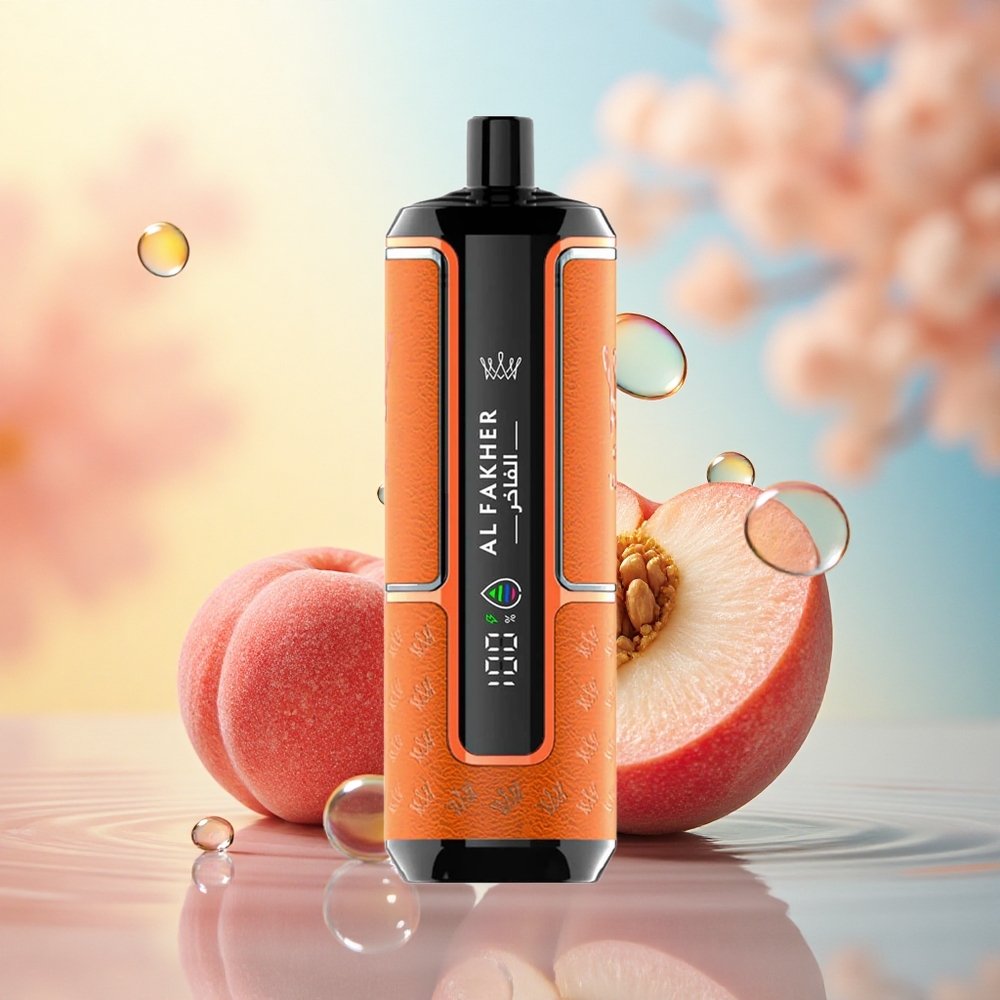 Al Fakher Crown Bar 15K Hypermax Şeftali Buz 600mAh Tip-C Portlu