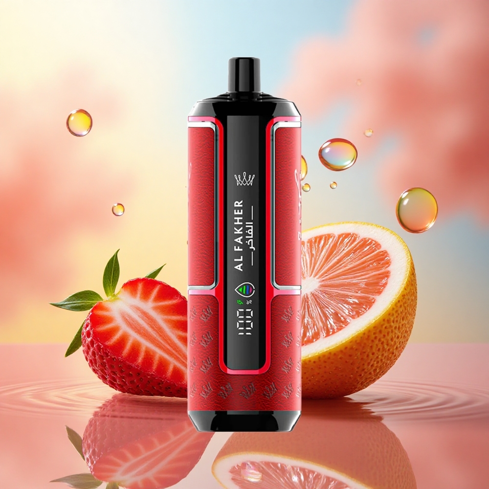 Al Fakher Crown Bar 15K Hypermax Çilekli Punch 600mAh Kompakt