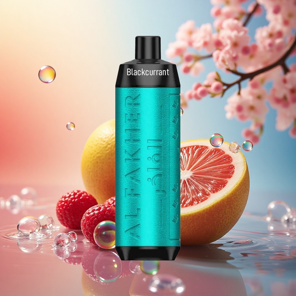 Al Fakher Crown Bar 8000 Crystal Siyah Frenk Üzümü Buz 0.6 Ohm 600mAh