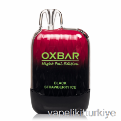 Vape Türkiye Oxbar G8000 Tek Kullanımlık Siyah çilekli Buz